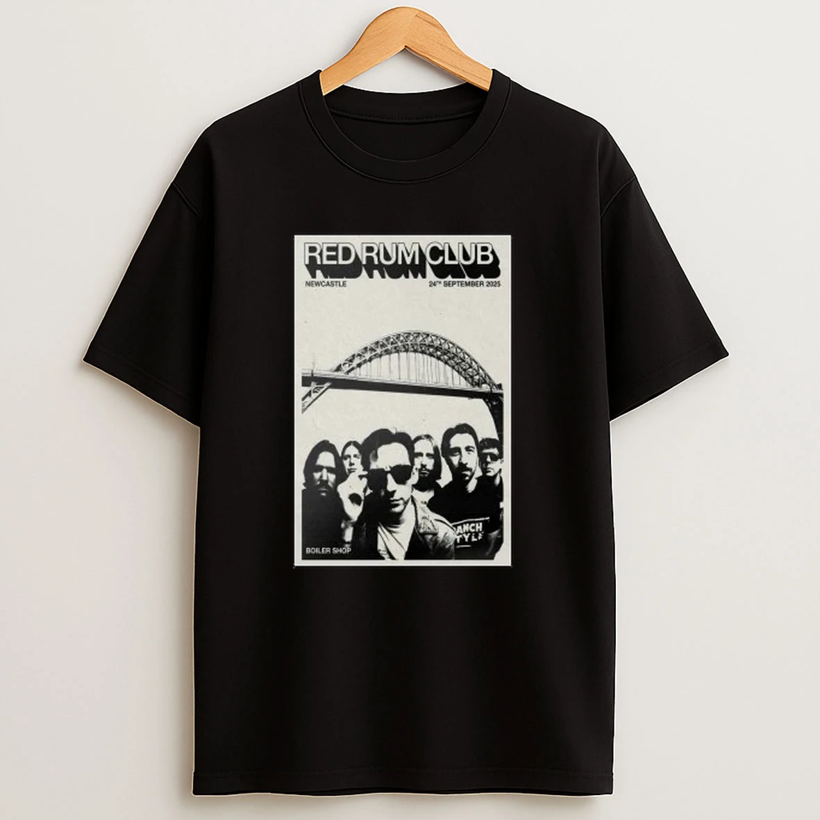 Red Rum Club Sep 24 2025 Tour Newcastle Uk Shirts
