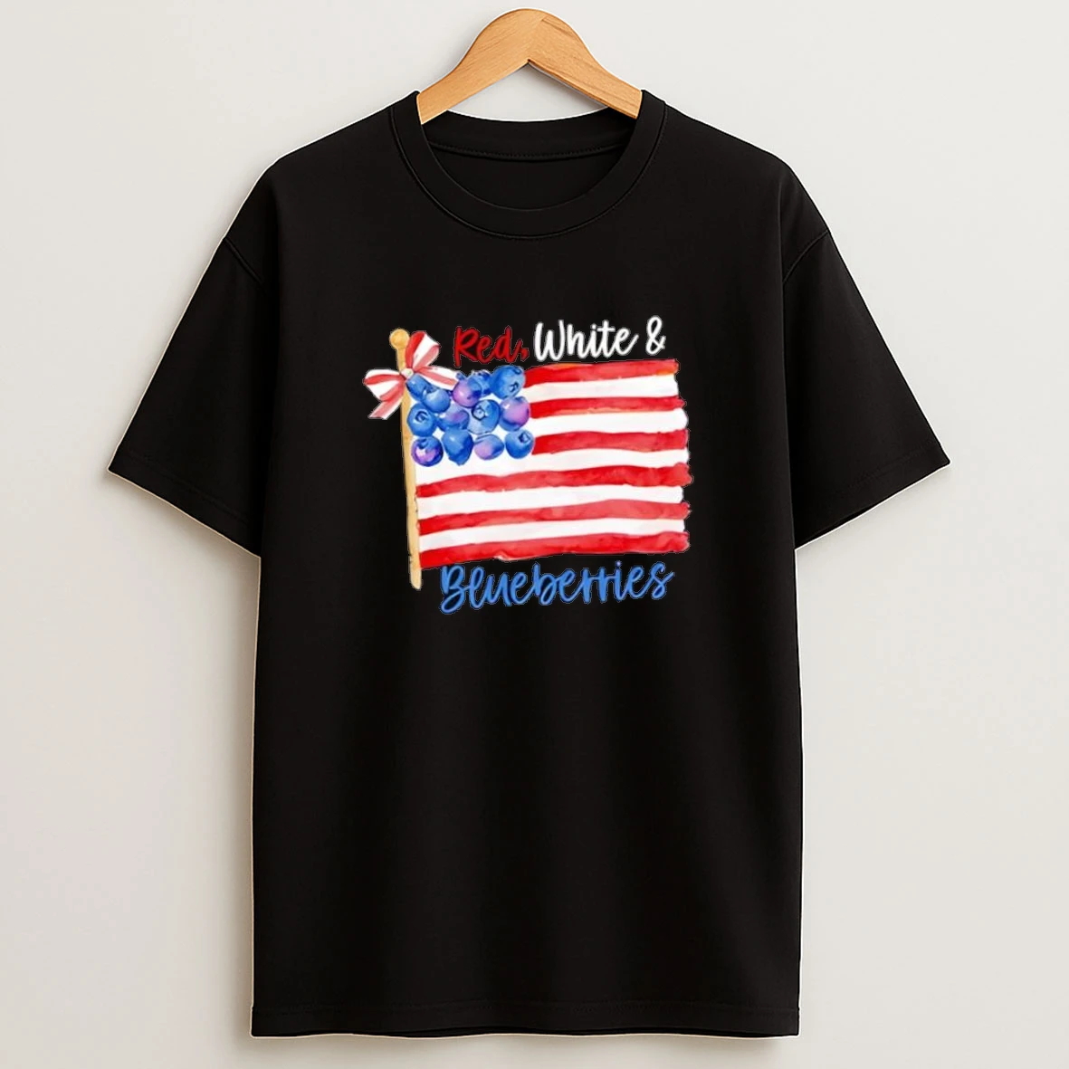 Red White And Blueberries Charlie Kirk Memorial Freedom Shirts
