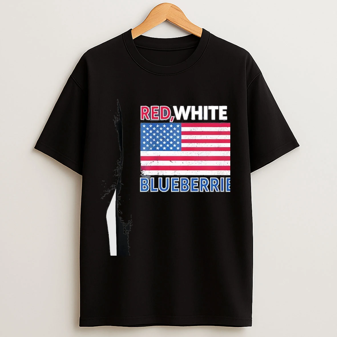 Red White And Blueberries Patriot Flag Shirts