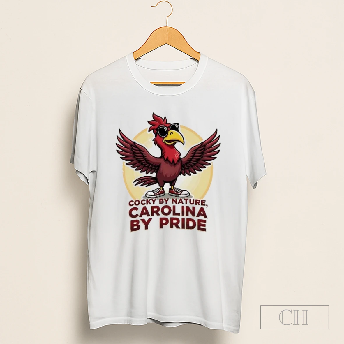 Red Rooster Cocky By Nature Carolina By Pride Shirt