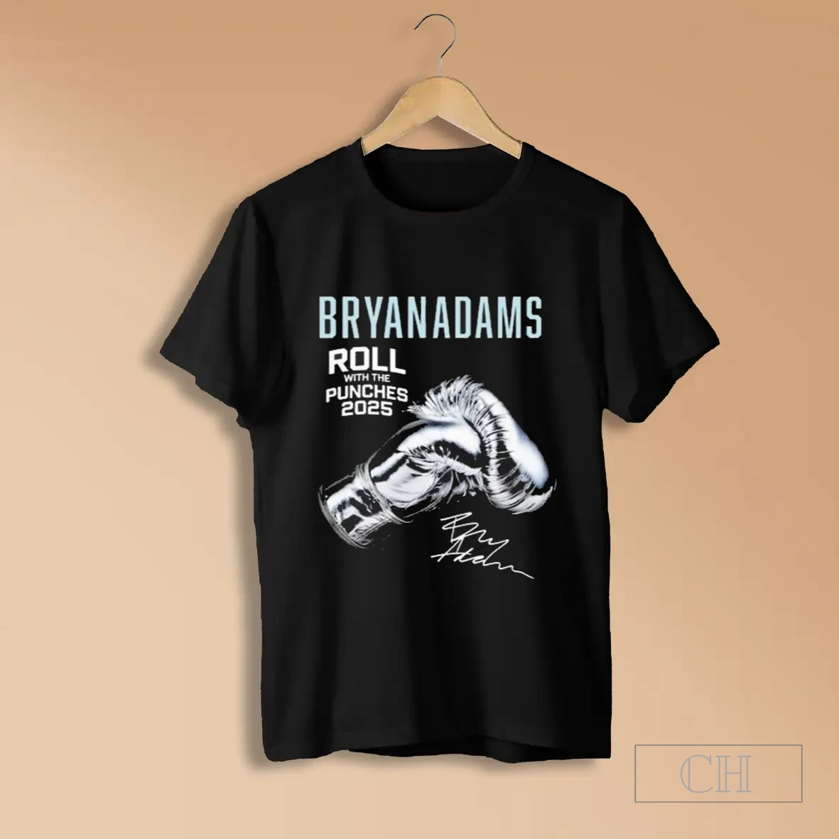 Roll With The Punches Bryan Adams T Shirts