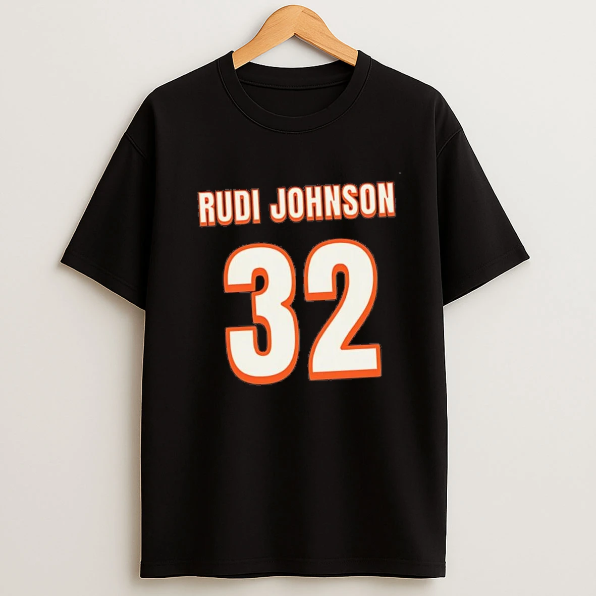 Rudi Johnson Cincinnati Bengals Number 32 Graphic Shirts