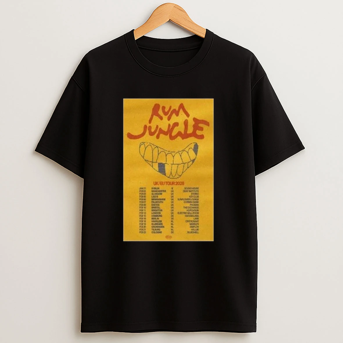 Rum Jungle Tour 2026 Uk Eu Shirts
