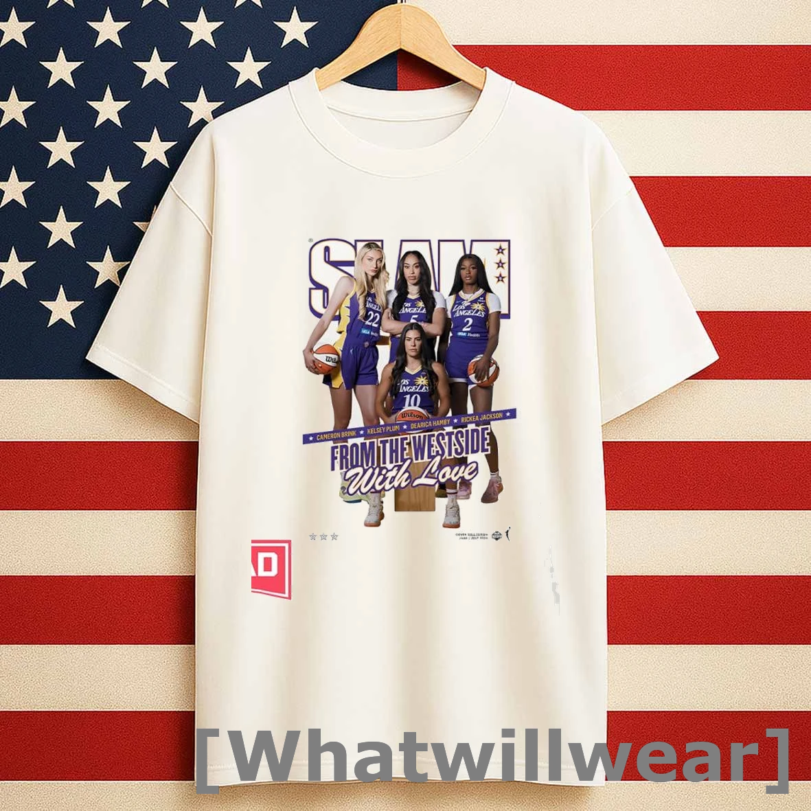Slam Los Angeles Sparks From The Wesside With Love Shirts