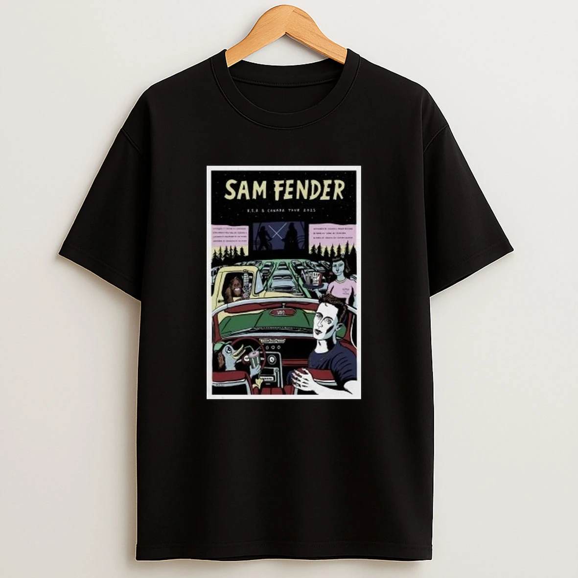 Sam Fender Franklin Tn Usa 09 27 2025 Shirts