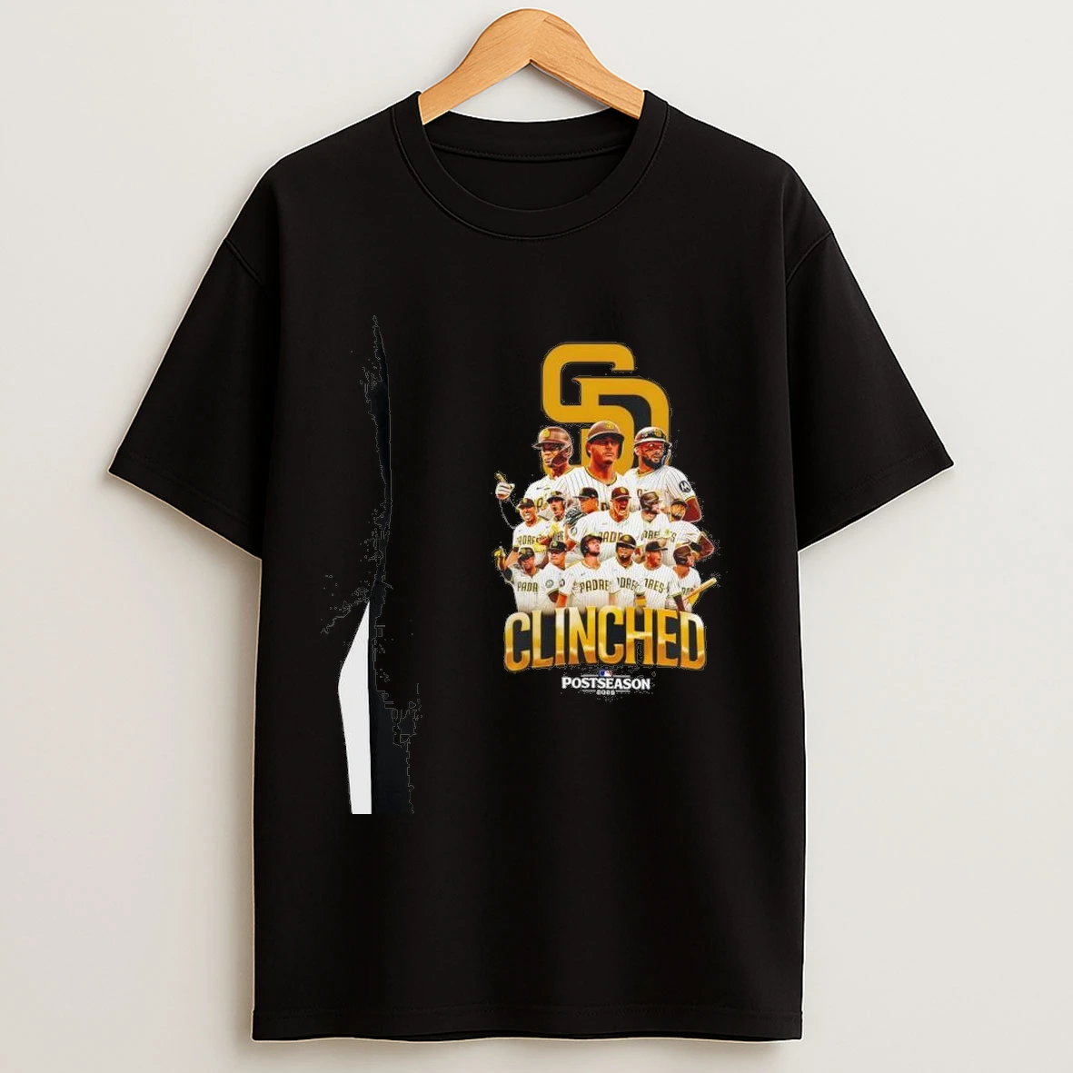San Diego Padres 2025 Postseason Clinched October Baseball Team Shirts