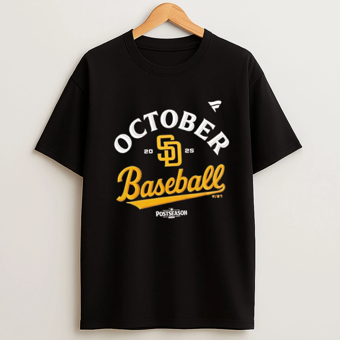 San Diego Padres October Baseball 2025 Mlb Postseason Shirts
