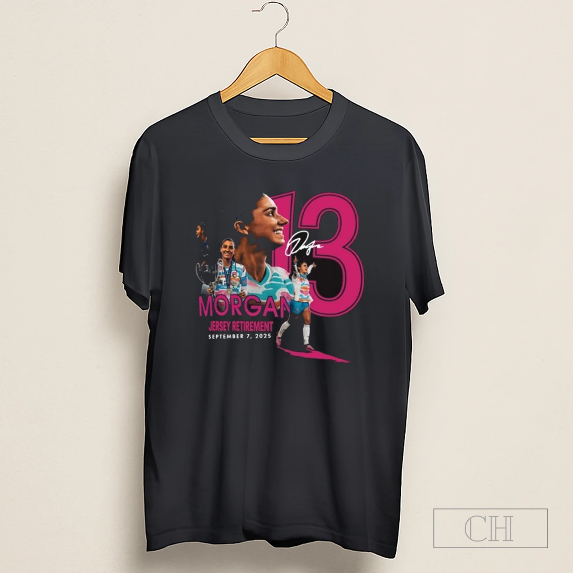 San Diego Wave Fc Alex Morgan Jersey Retirement September 7 2025 Signature Graphic Shirt
