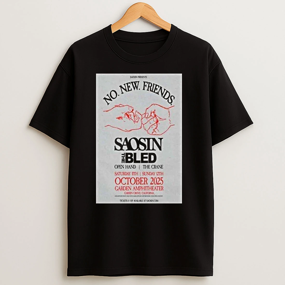 Saosin Oct 11 12 2025 Garden Amp In Garden Grove Ca Shirts