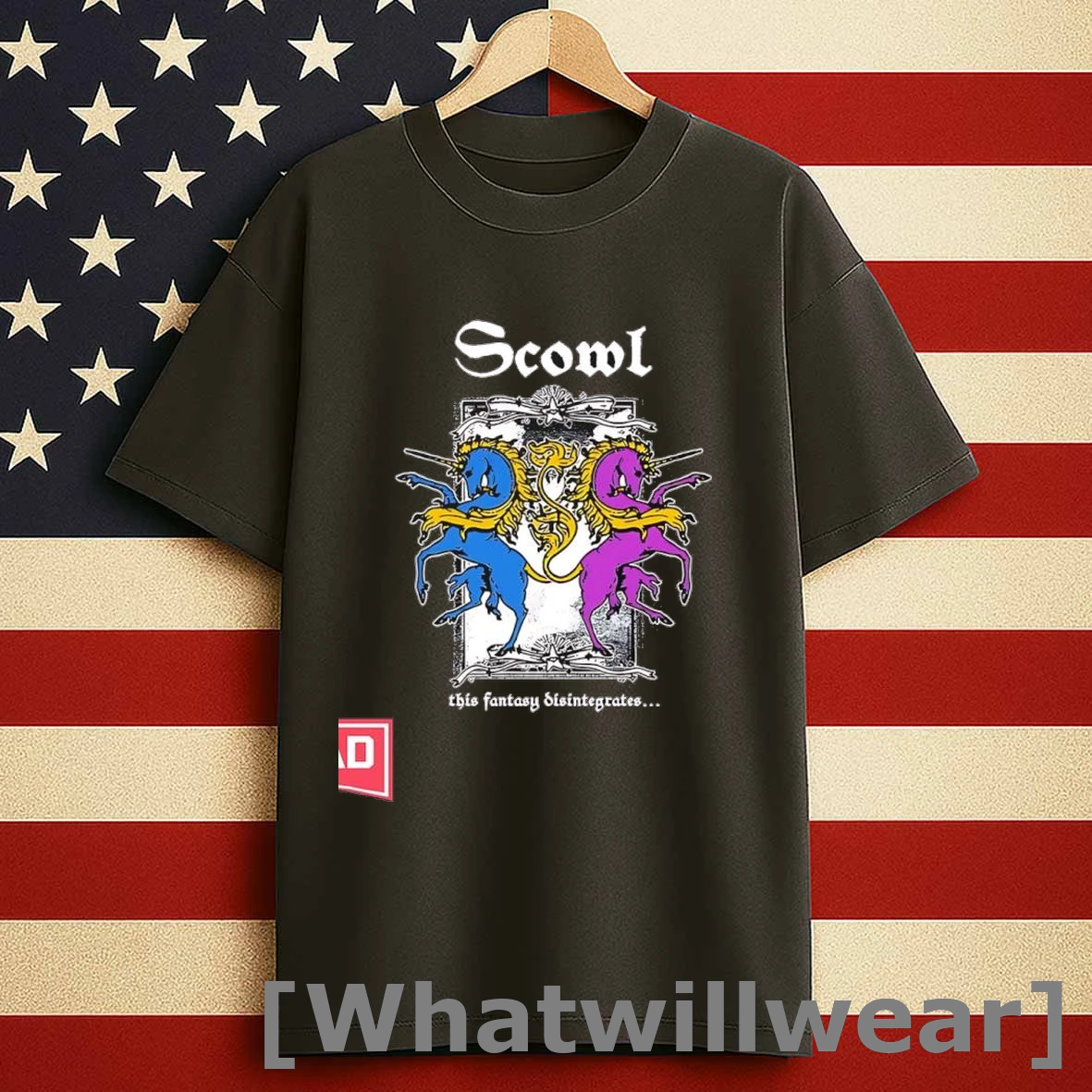 Scowl This Fantasy Disintegrates 2025 Tour Shirts