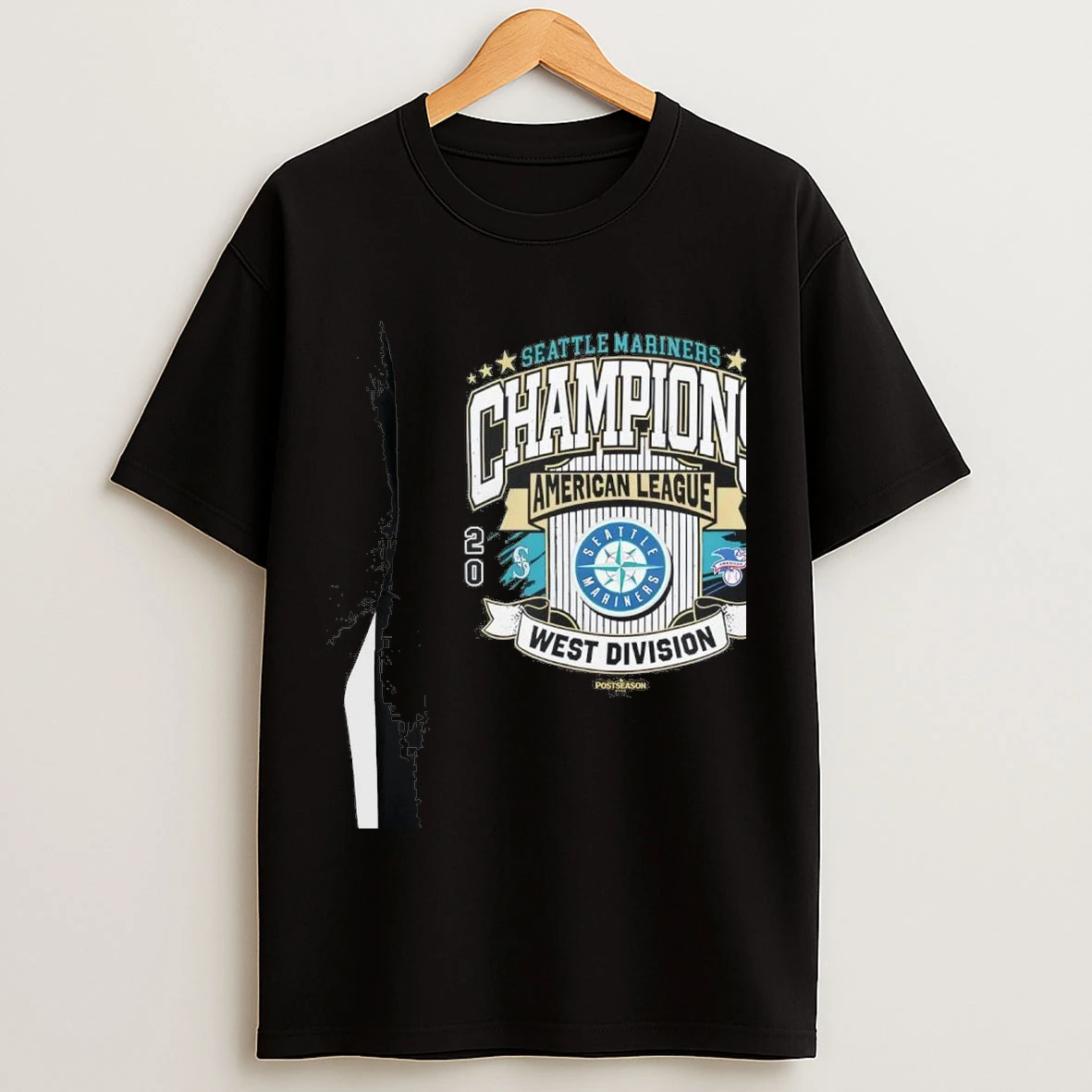 Seattle Mariners 2025 Al West Division Champions Celebration Shirts