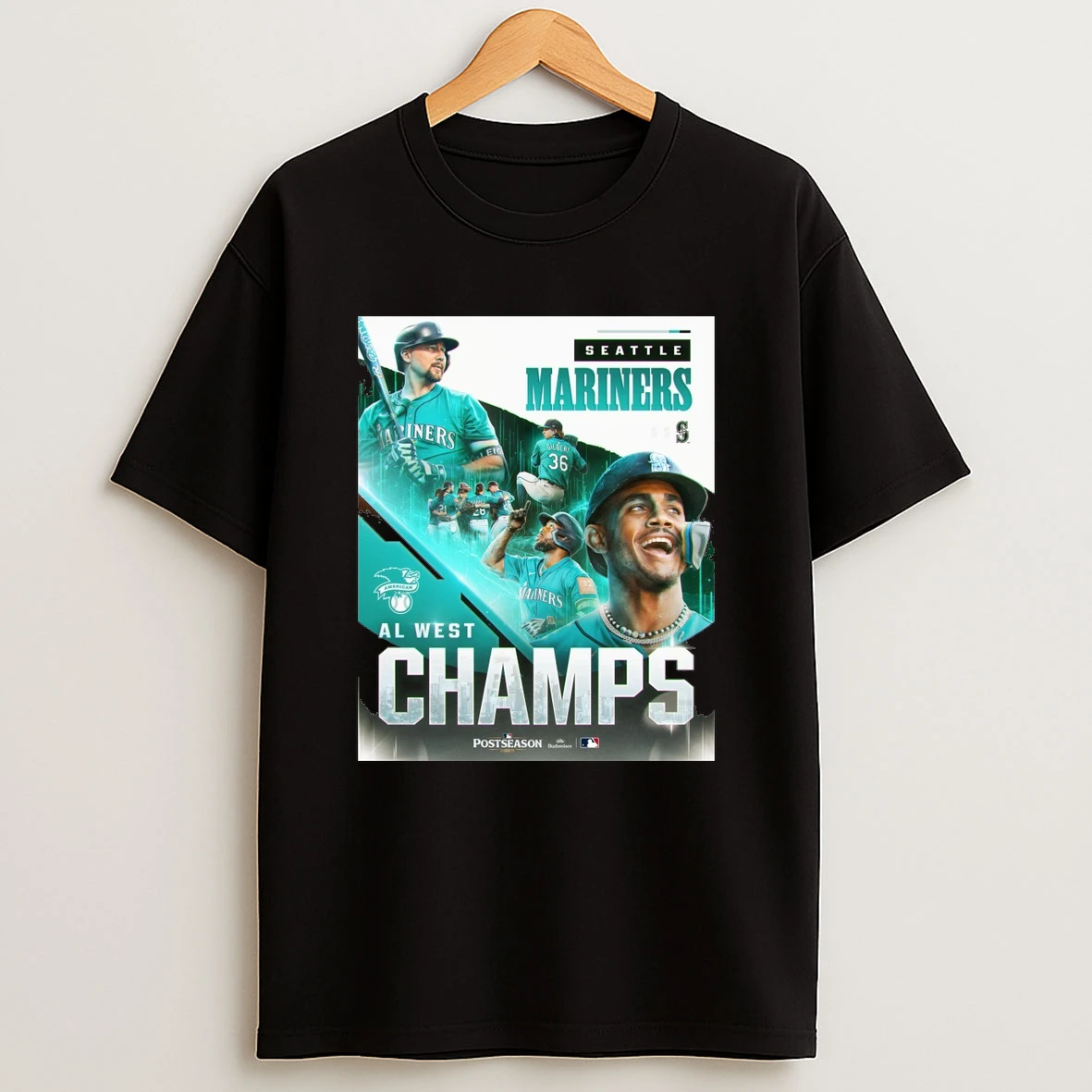 Seattle Mariners Are Al West Champs For The First Time Since 2001 Mlb Postseason 2025 Shirts