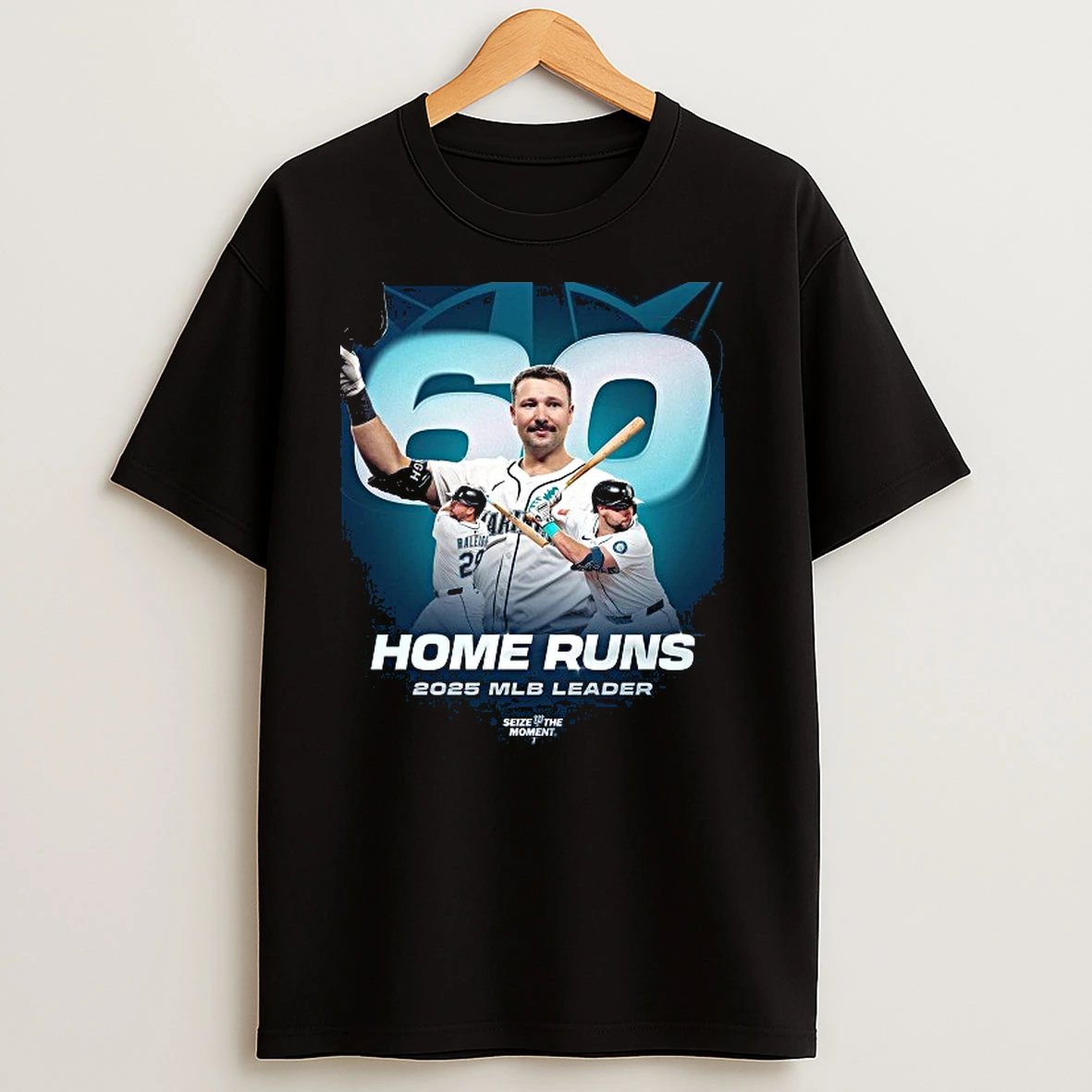 Seattle Mariners Home Runs 2025 Mlb Leader Shirts