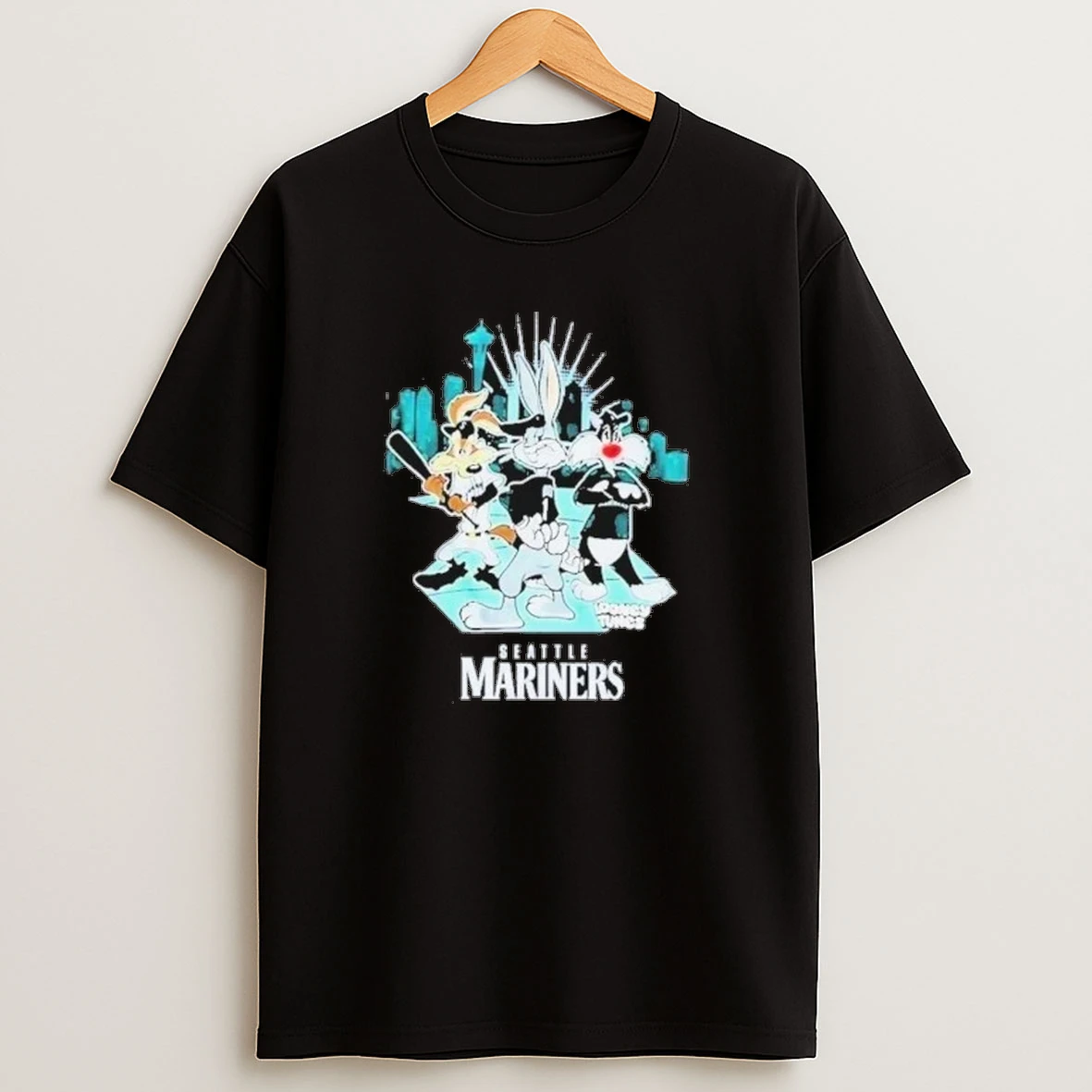 Seattle Mariners X Looney Tunes Mlb Shirts