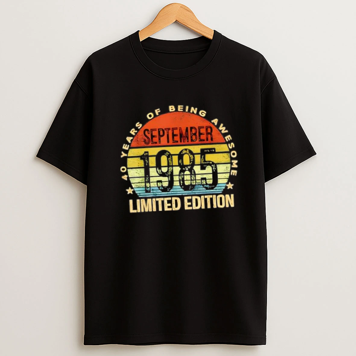 September 1985 Limited Edition 40 Year Old 40th Birthday Shirts