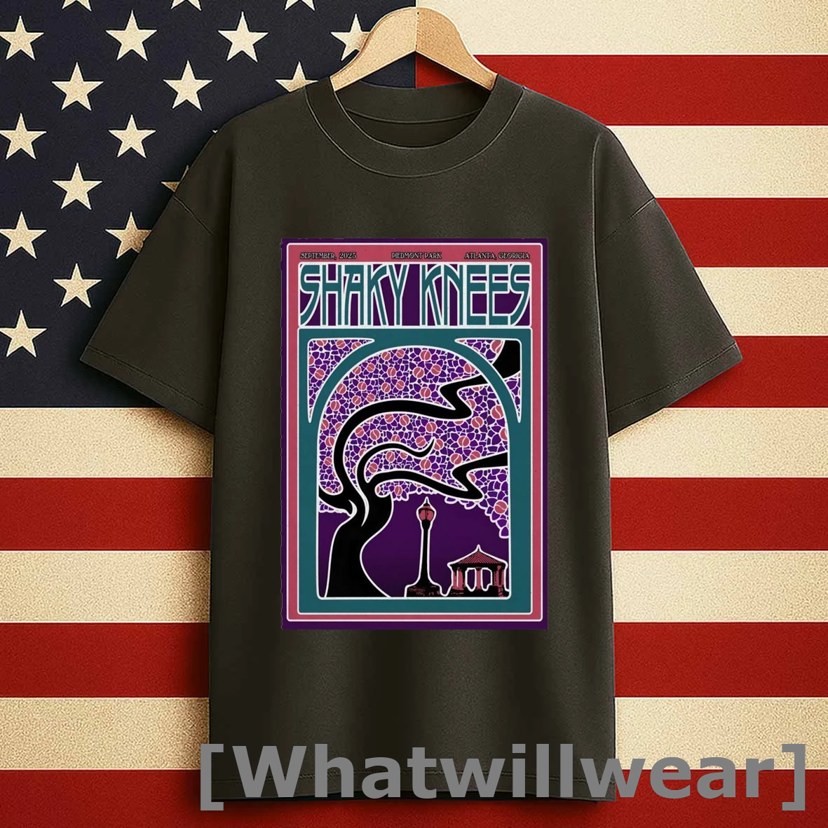 Shaky Kness Fest September 2025 Piedmont Park In Atlanta Ga Shirts