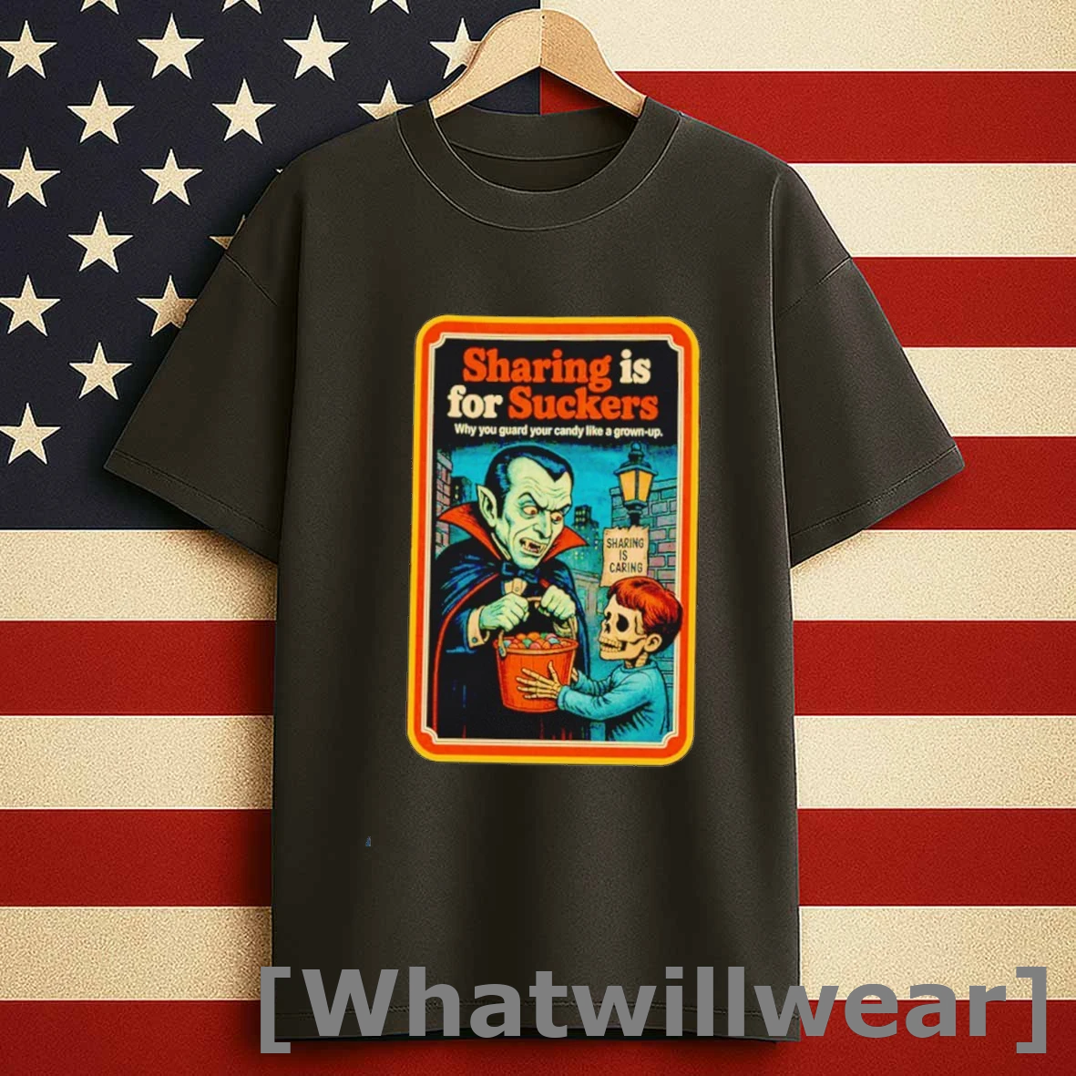 Sharing Is For Suckers Drac Halloween Shirts
