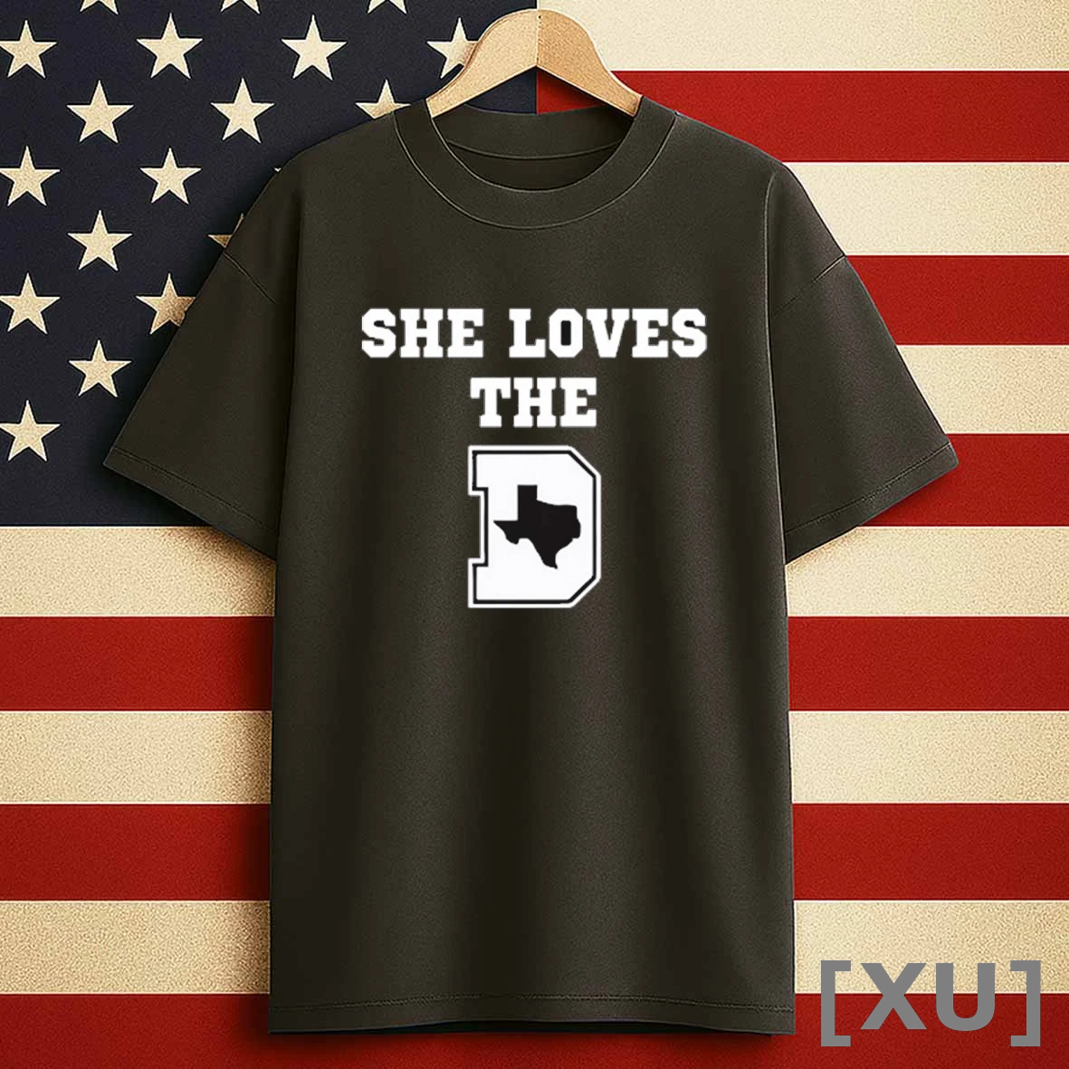 She Loves The D Texas Map 2025 Shirts