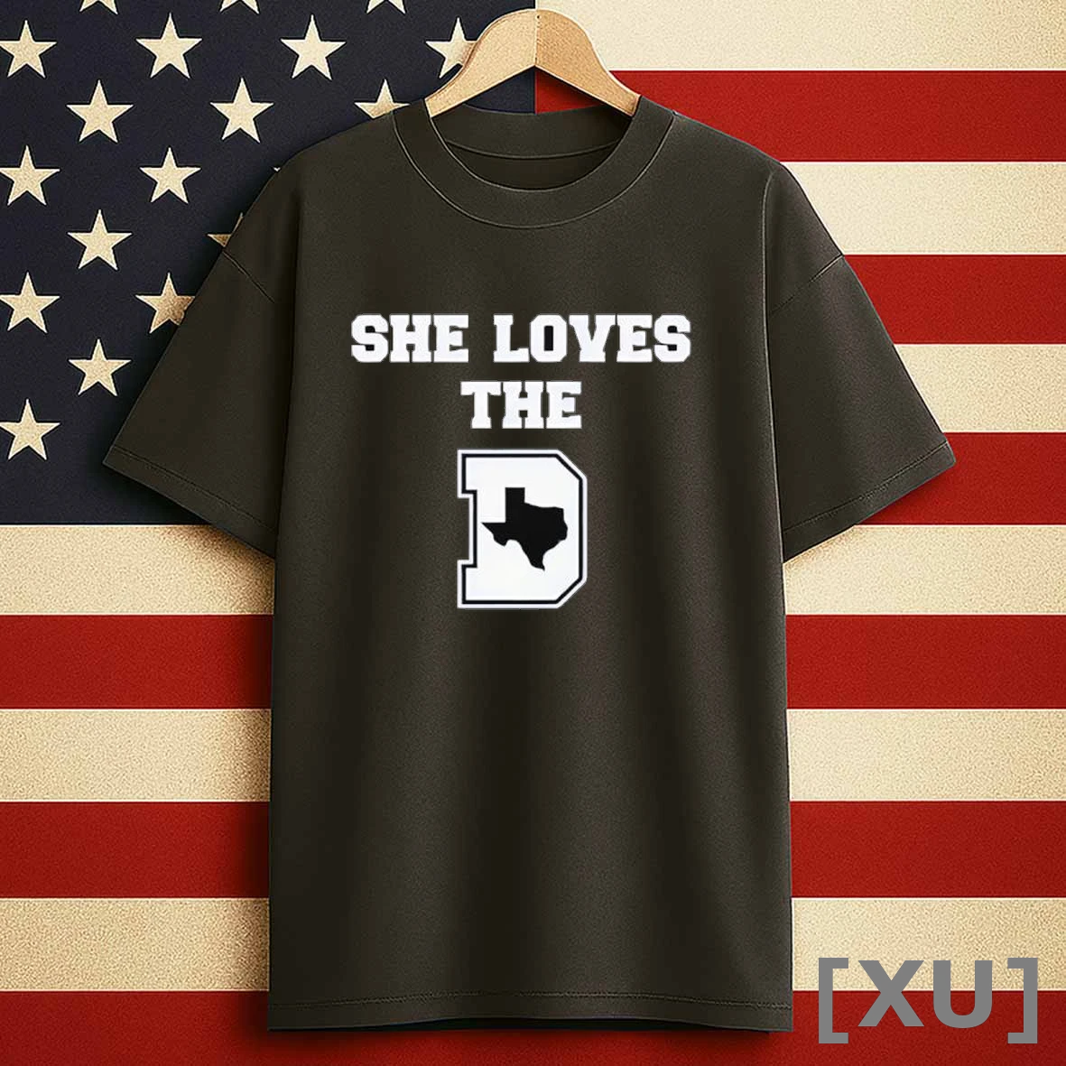 She Loves The D Texas Map Shirts