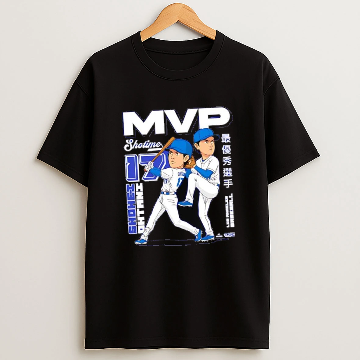Shohei Ohtani Los Angeles Baseball Dual Shotime Mvp Shirts