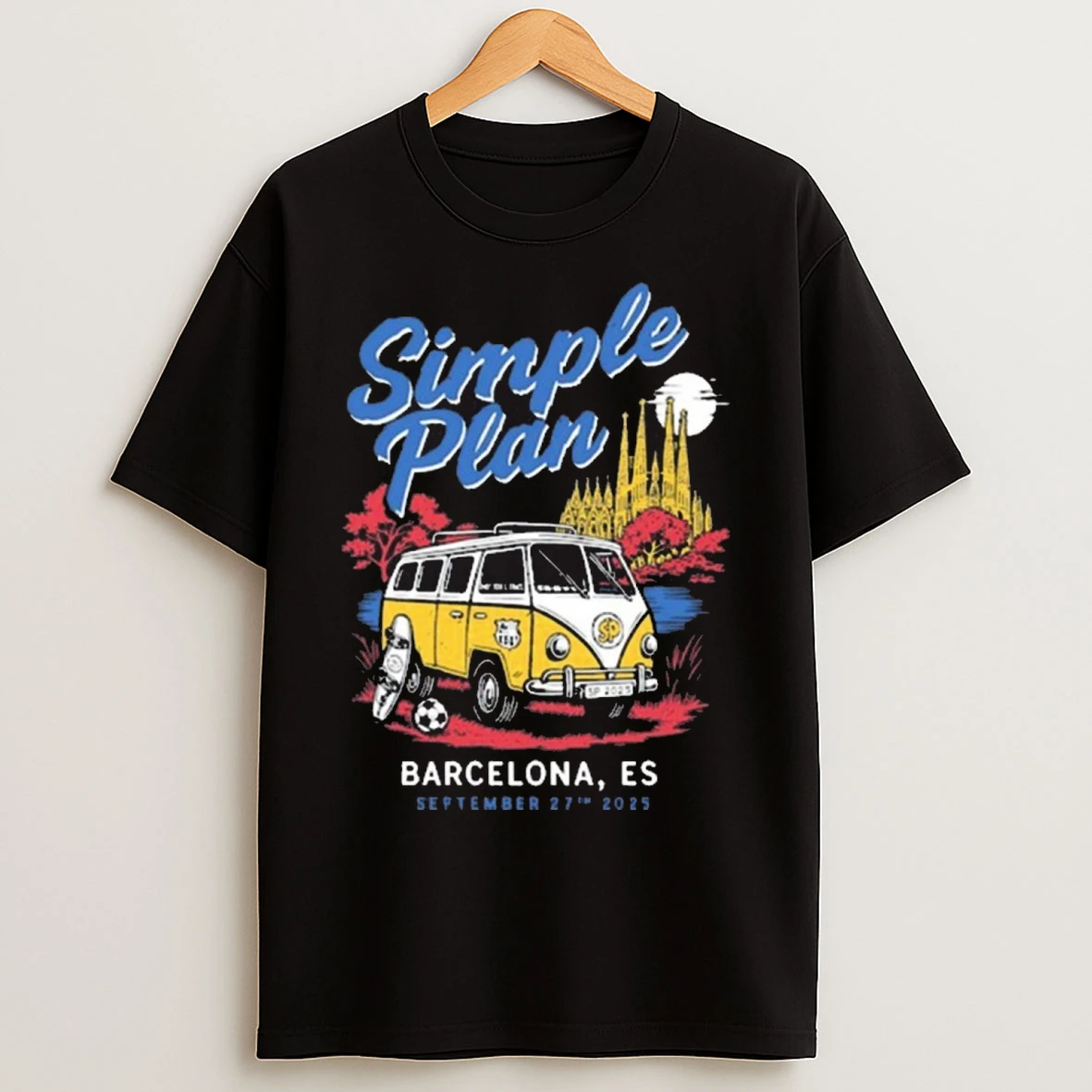 Simple Plan Badalona Es September 27th 2025 Painting Shirts