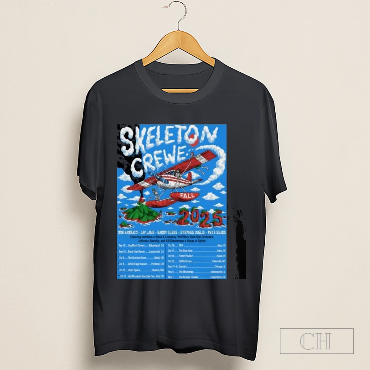 Skeleton Crewe Fall Tour 2025 Shirt