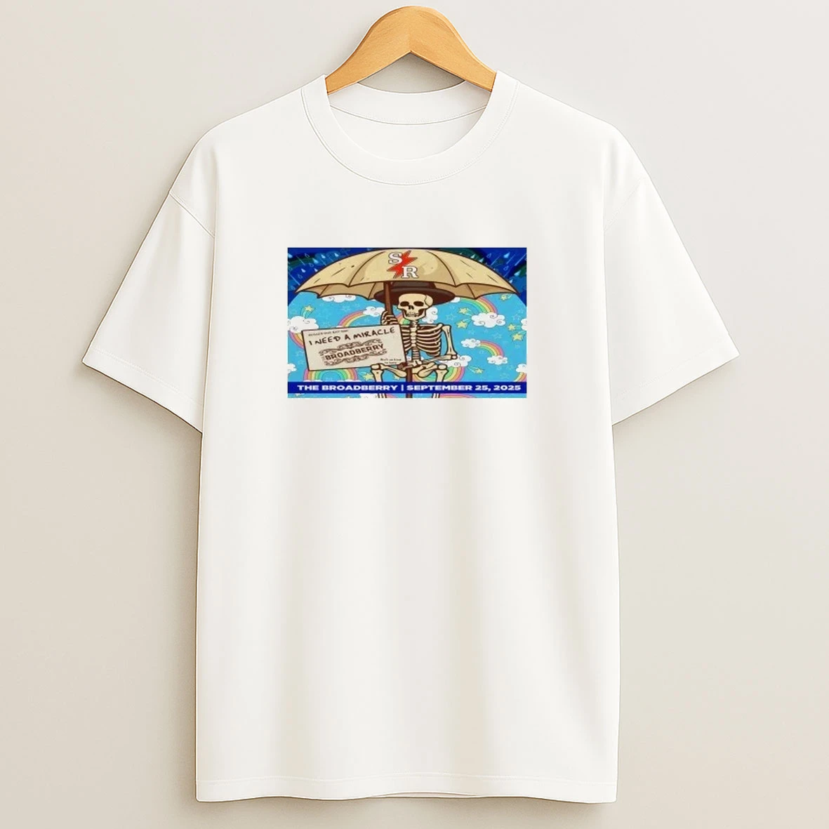 Skeleton Rainbow Kitten Surprise Show The Broadberry 9 26 2025 Shirts