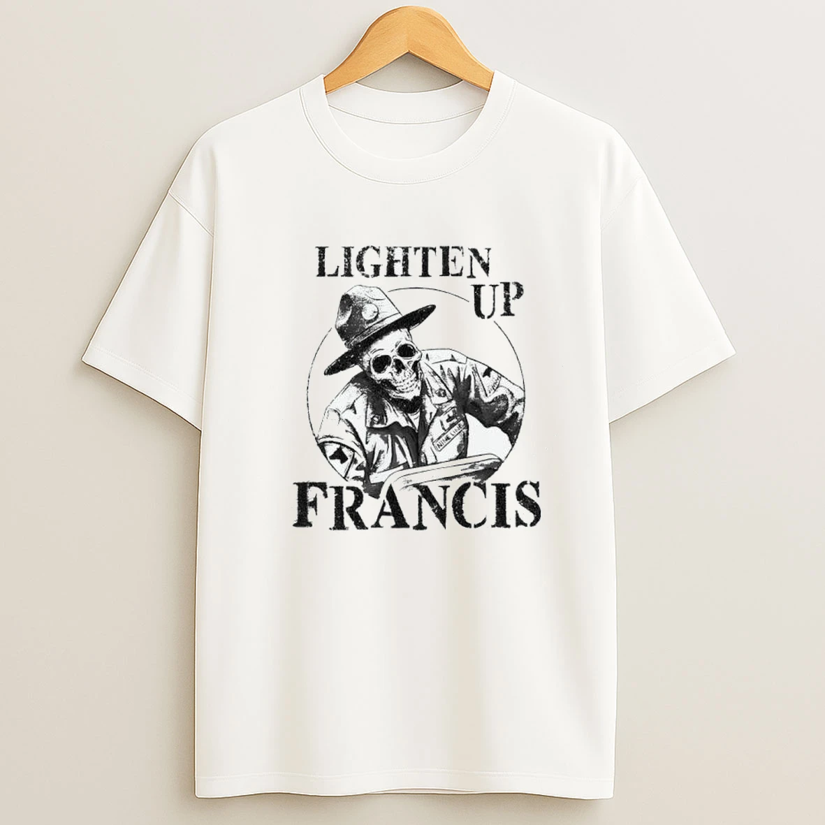 Skeleton Lighten Up Francis Shirts