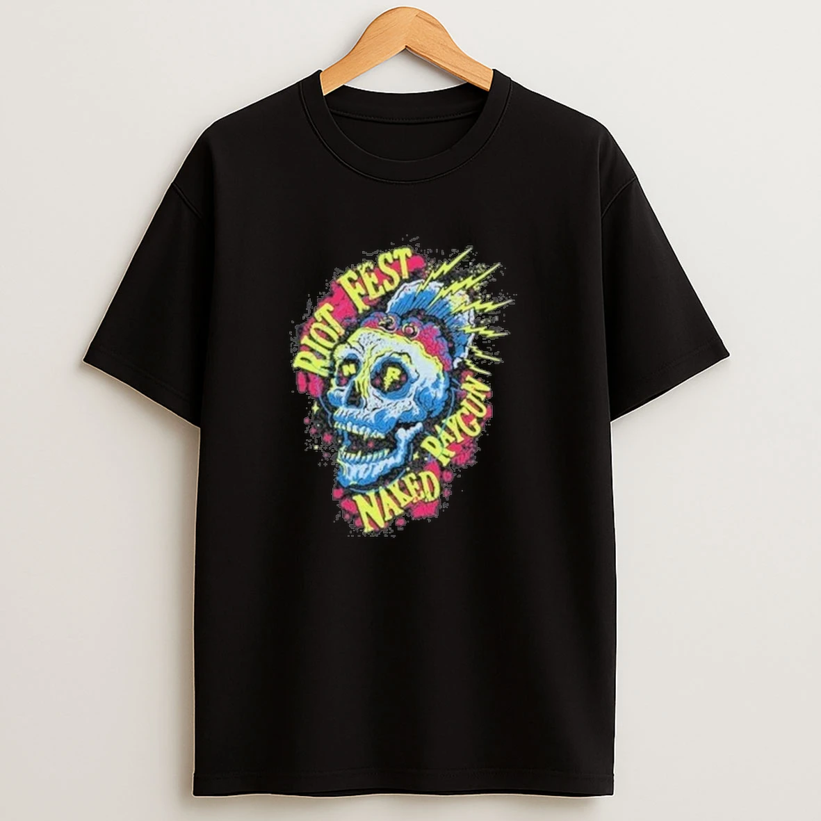 Skull Naked Raygun Riot Fest In Chicago Il 2025 Shirts