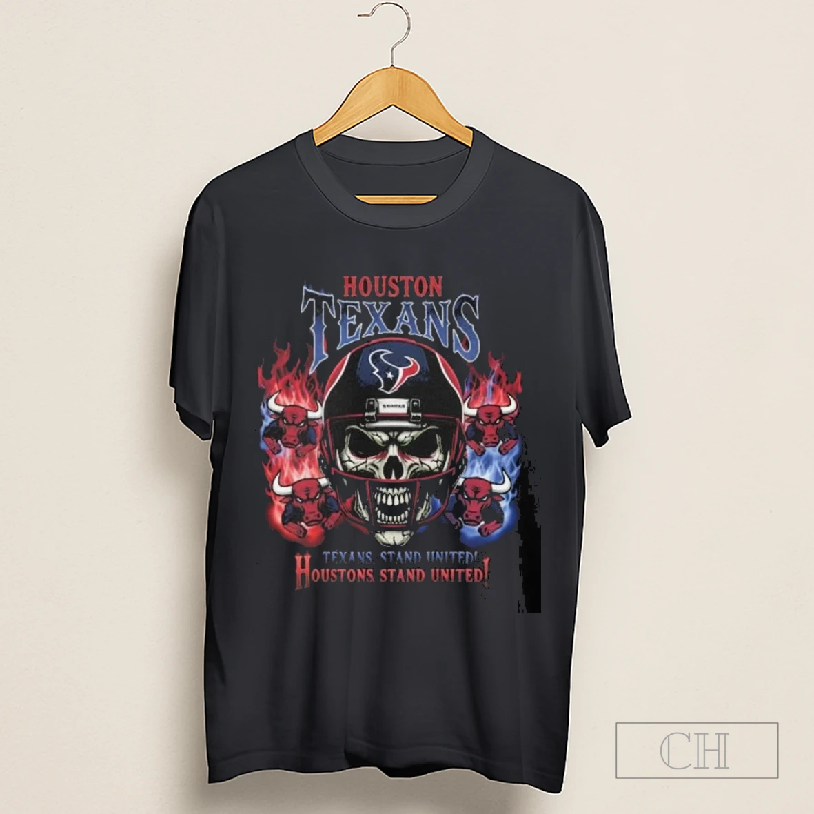 Skull X Houston Texans Houston Stand United Texans Stand United Shirt