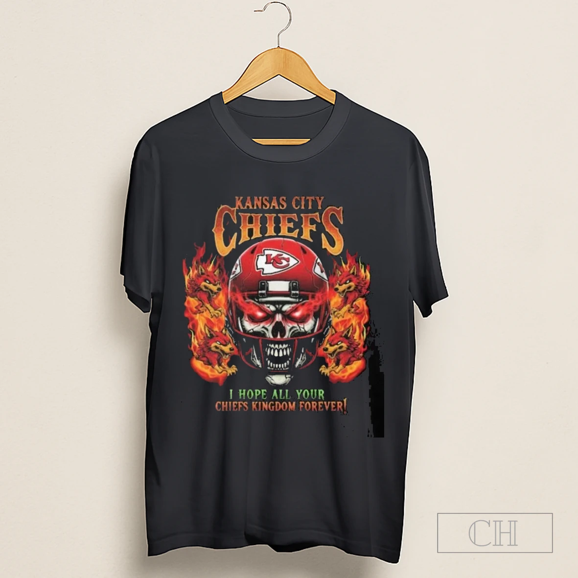 Skull X Kansas City Chiefs I Hope All Your Chiefs Kingdom Forever Shirt