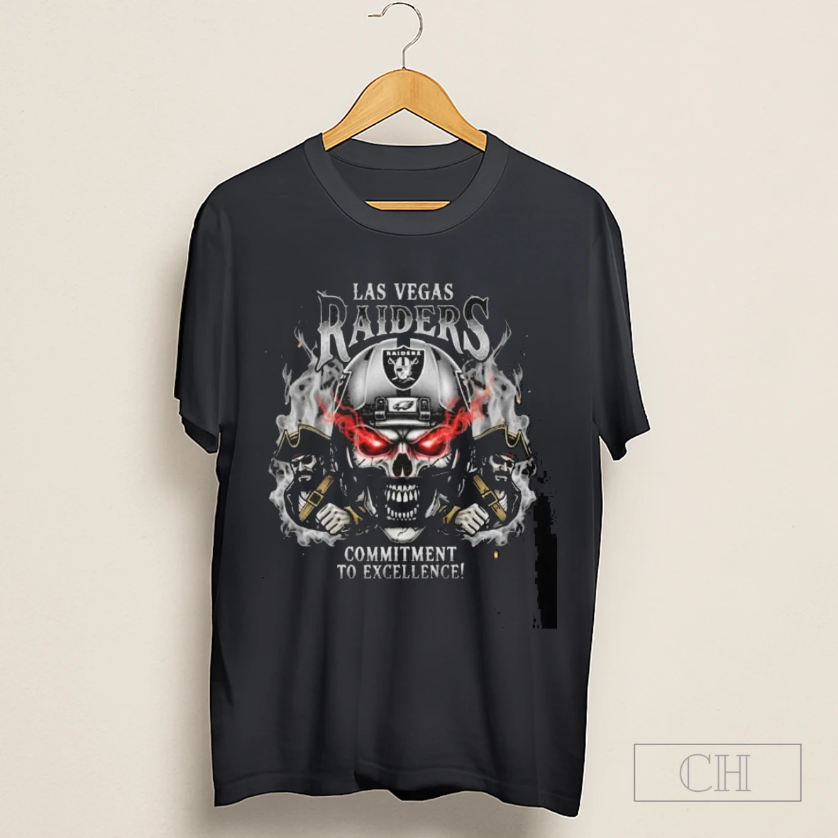 Skull X Las Vegas Raiders Commitment To Excellence Shirt