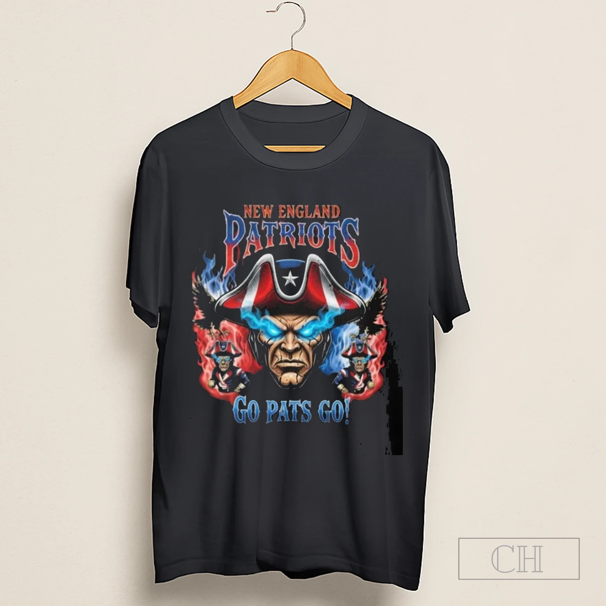 Skull X New England Patriots Go Pats Go Shirt