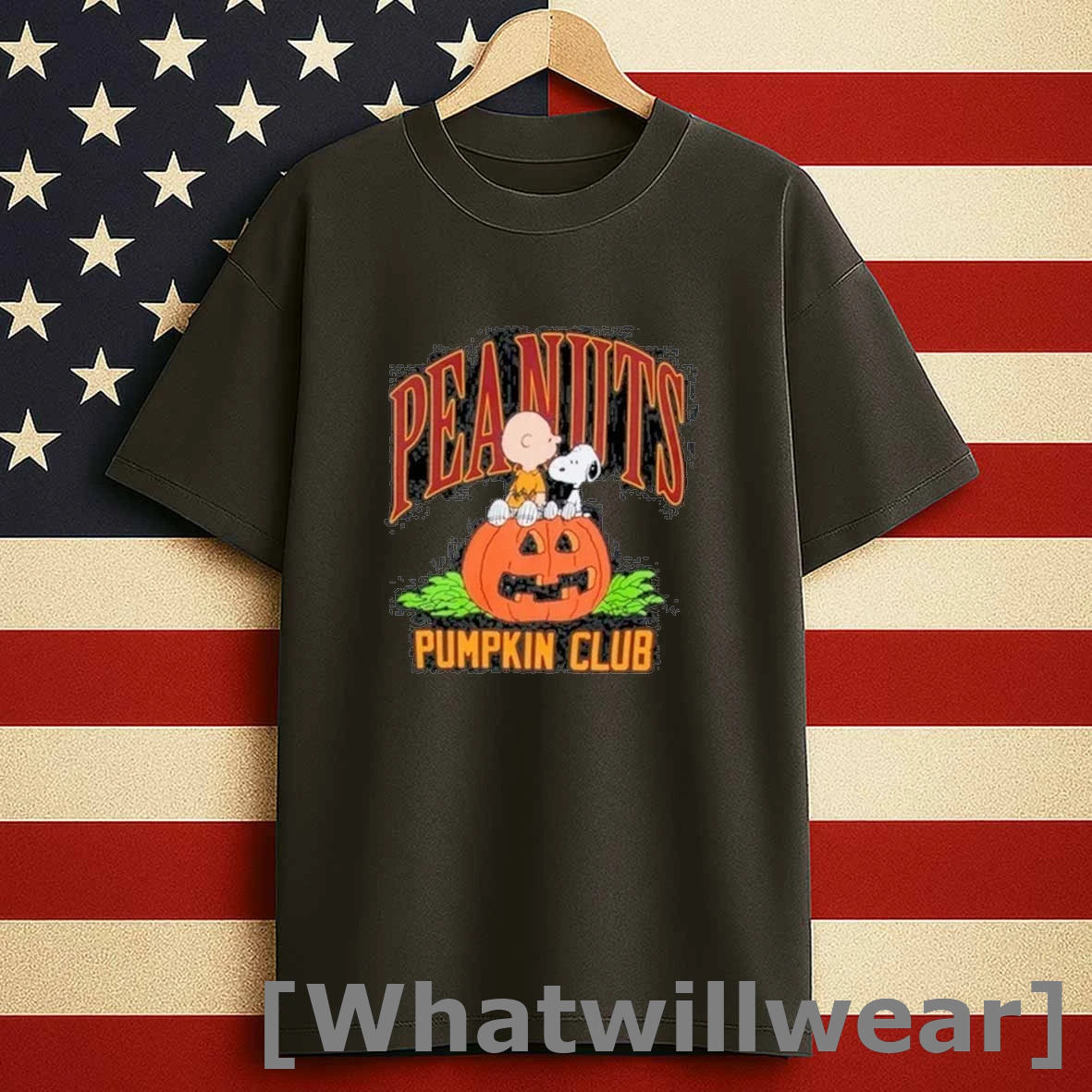 Snoopy And Charlie Brown Rsq X Peanuts Pumpkin Club Halloween 2025 Shirts