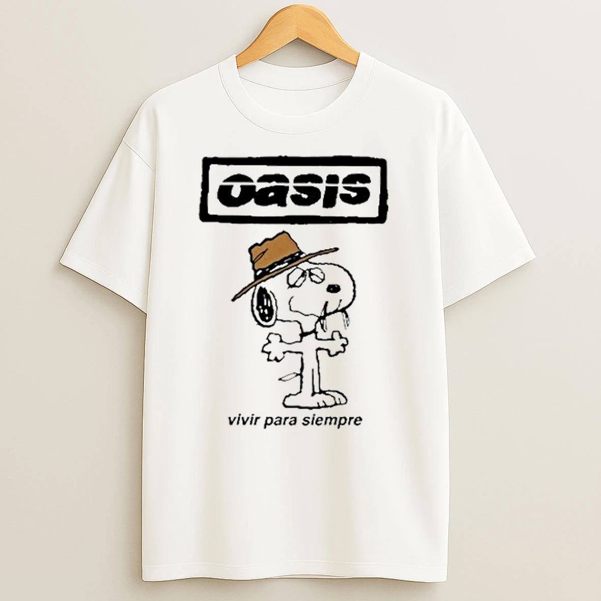 Snoopy Oasis Vivir Para Siempre 2025 Shirts