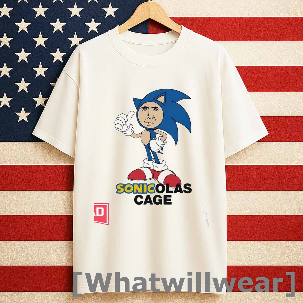 Sonicolas Cage Funny Cartoon Shirts