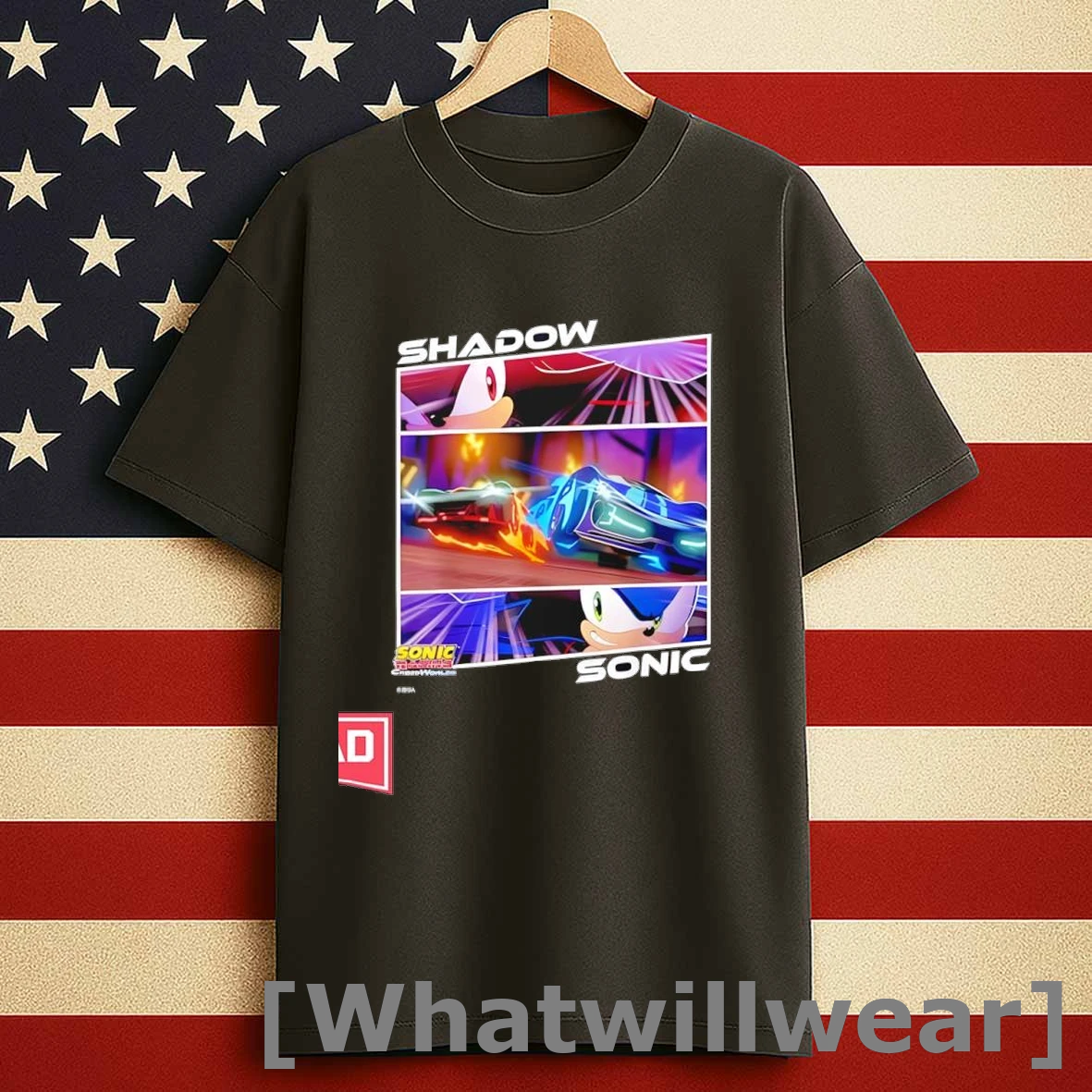 Sonik Racing Crossworlds Shadoww Vs Sonik Head To Head Shirts