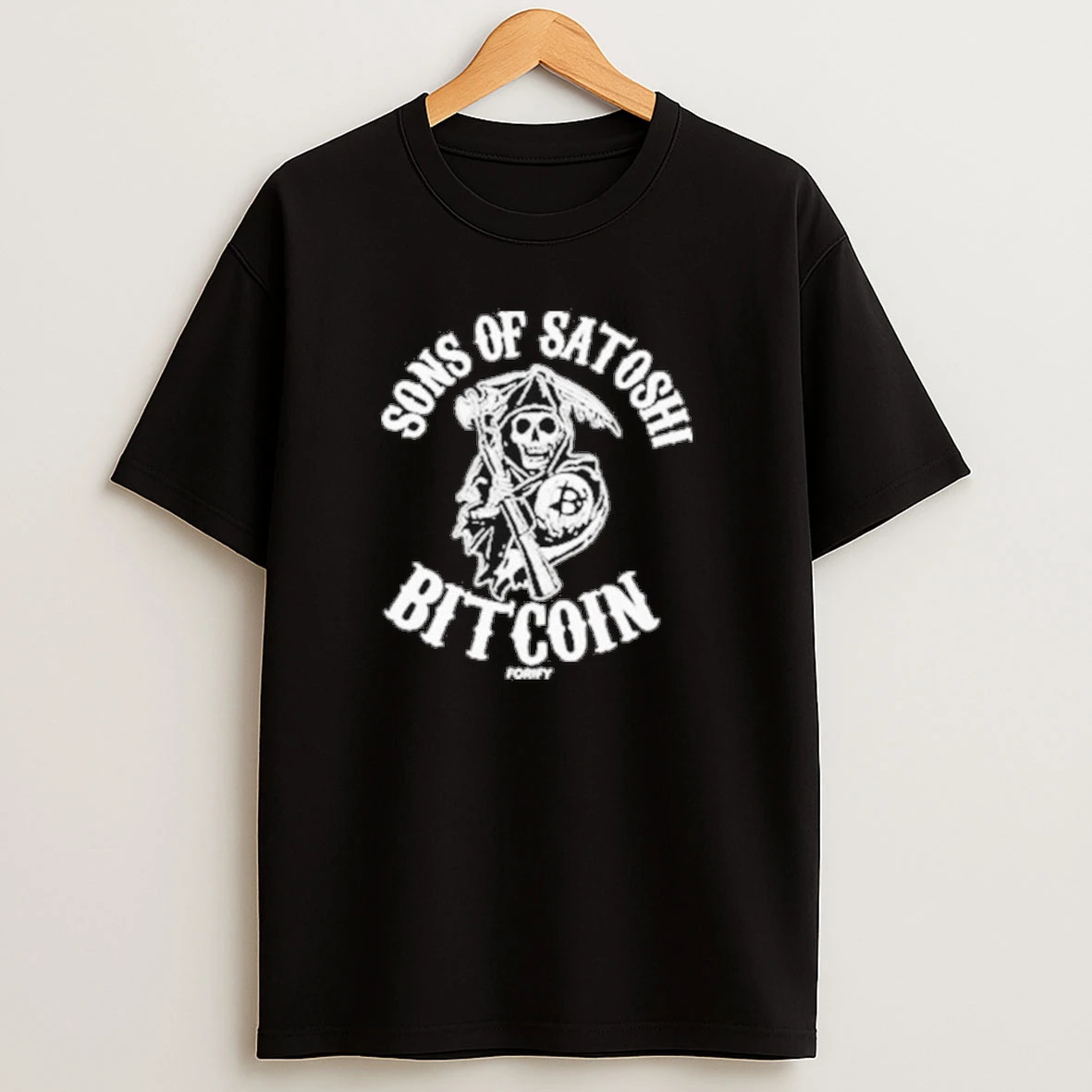 Sons Of Satoshi Bitcoin Forify Grim Reaper Shirts