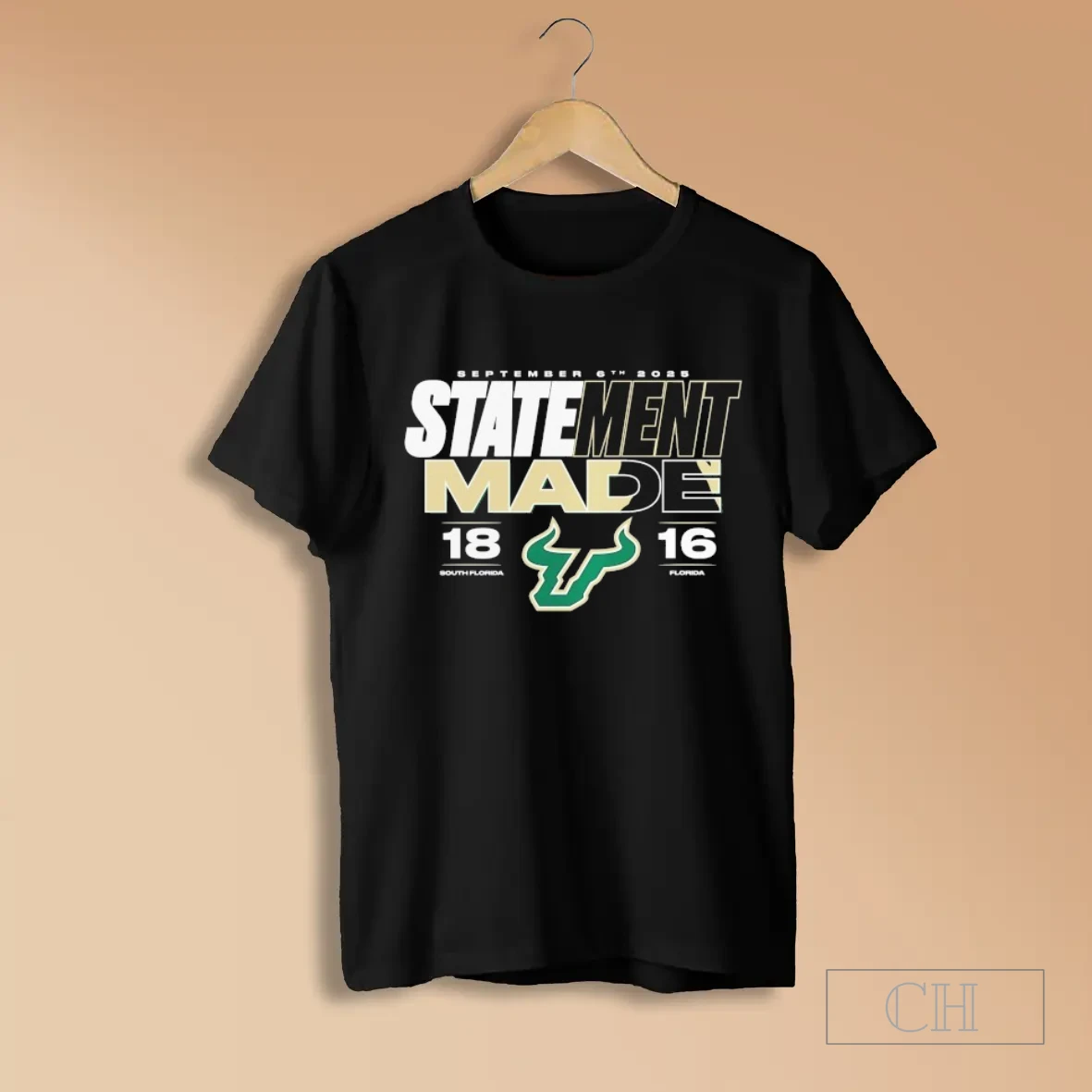 South Florida Bulls Vs Florida Gators 2025 Score Statement Made T Shirts