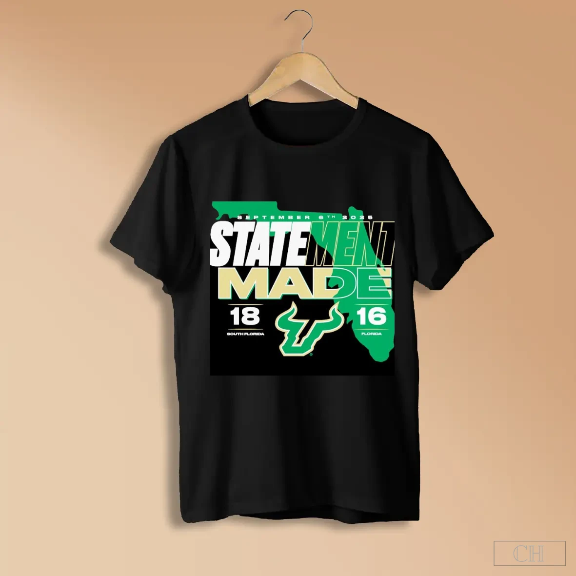 South Florida Bulls Vs Florida Gators 2025 Score Shirts