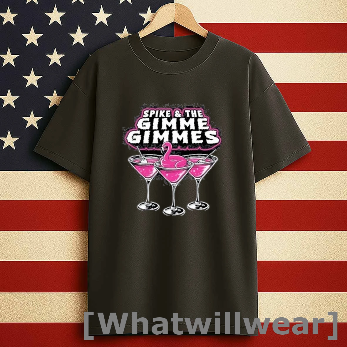 Spike And The Gimme Gimmes Flamingo Shirts