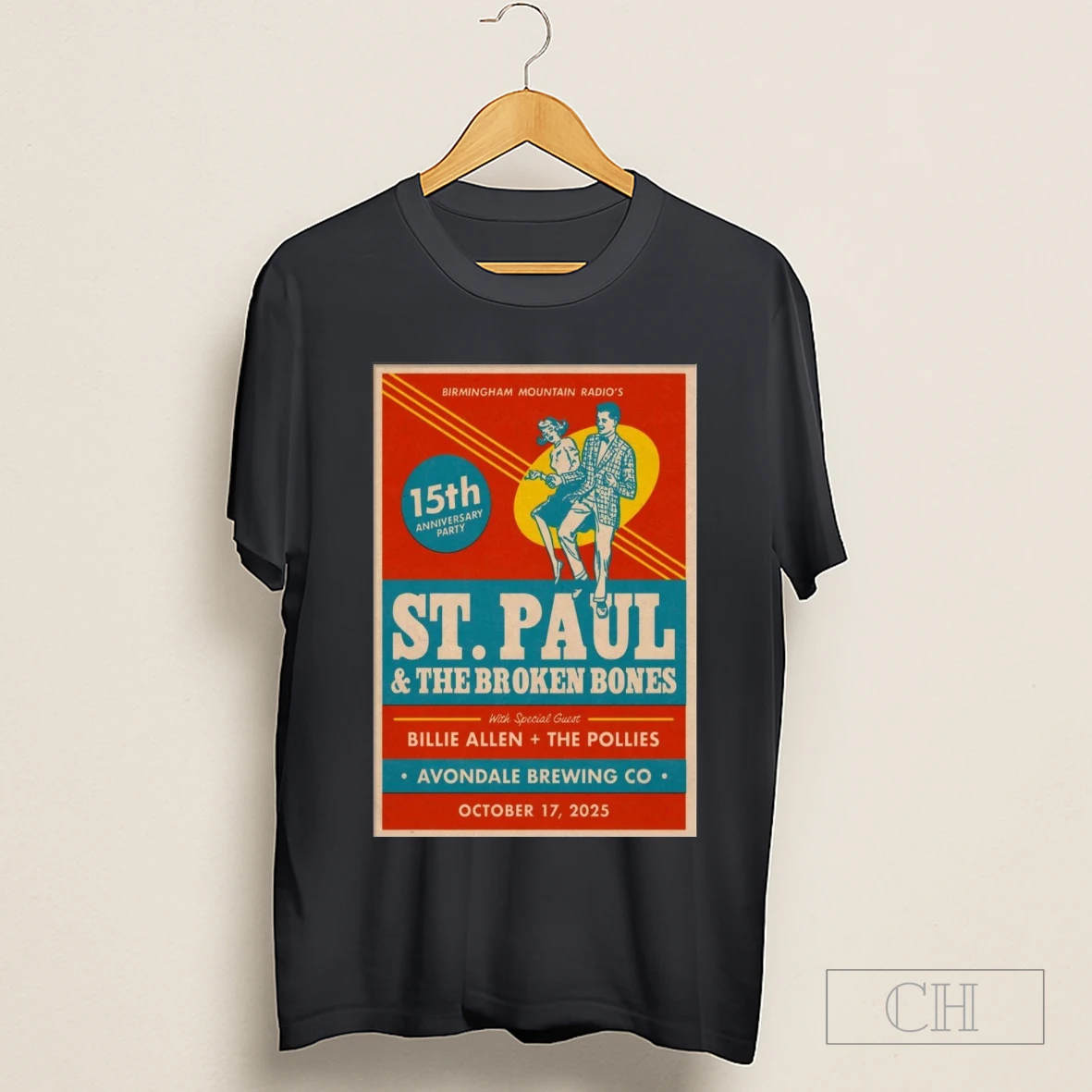 St Paul And The Broken Bones Avondale Brewing Company In Birmingham Al October 17 2025 Shirt