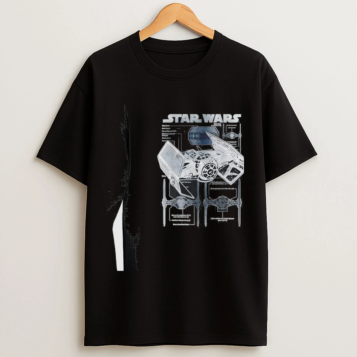 Star Wars Tie Fighter Blueprint Schematics Shirts