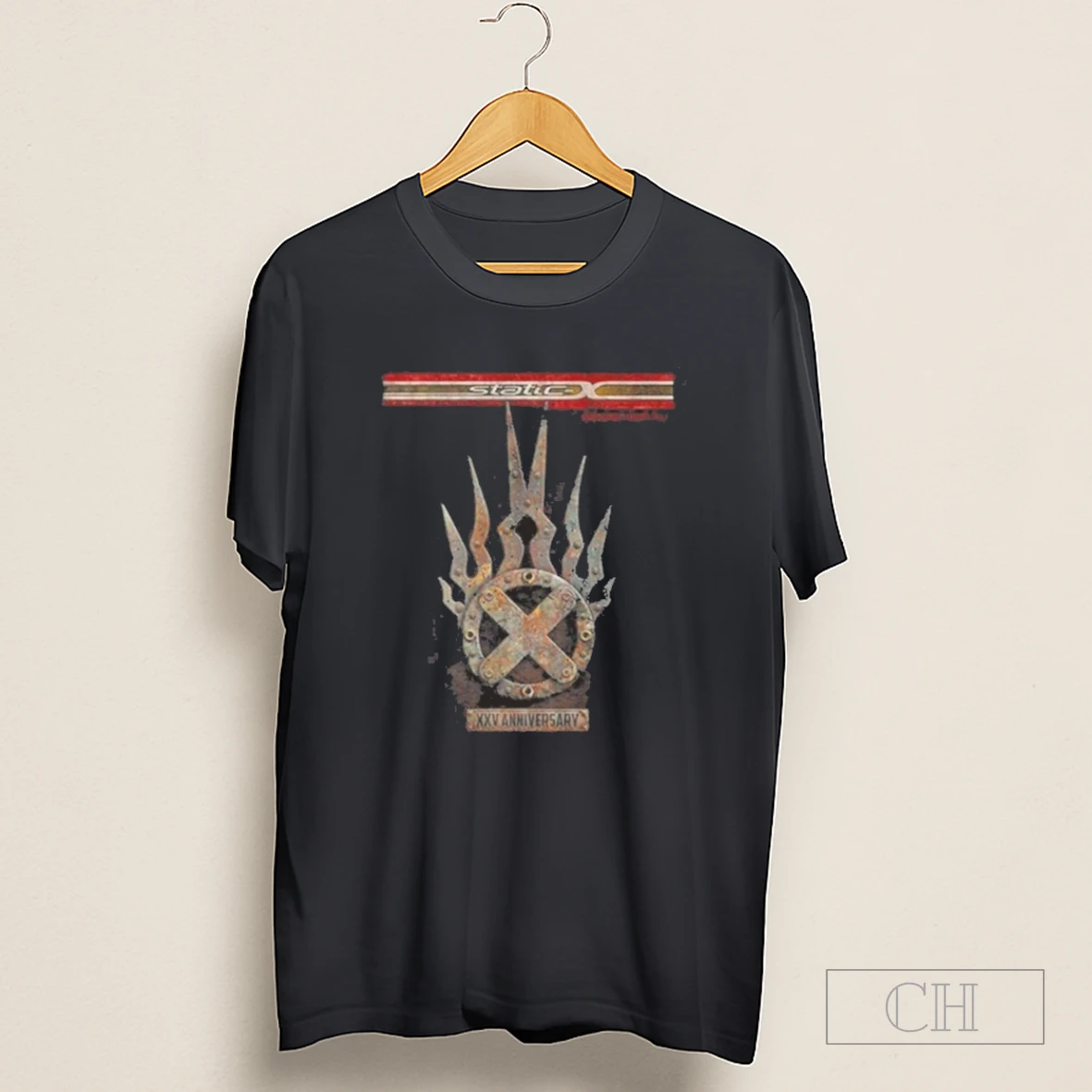 Static X Wdt Color Logo Rusted Shock Shirt