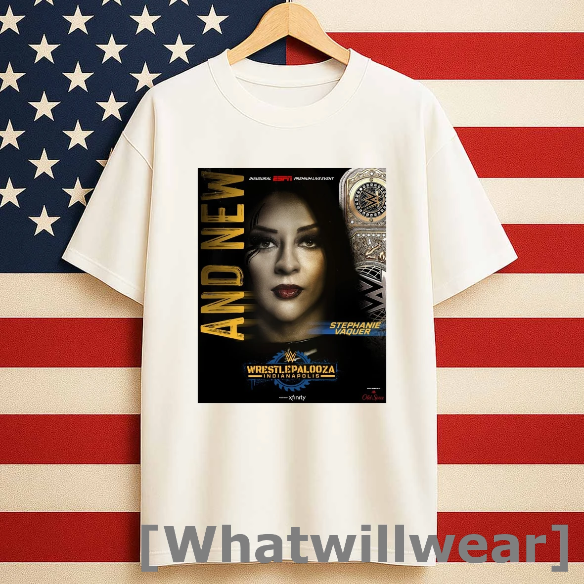 Stephanie Vaquer Wwe And New Wrestlepalooza Indianapolis 2025 Shirts