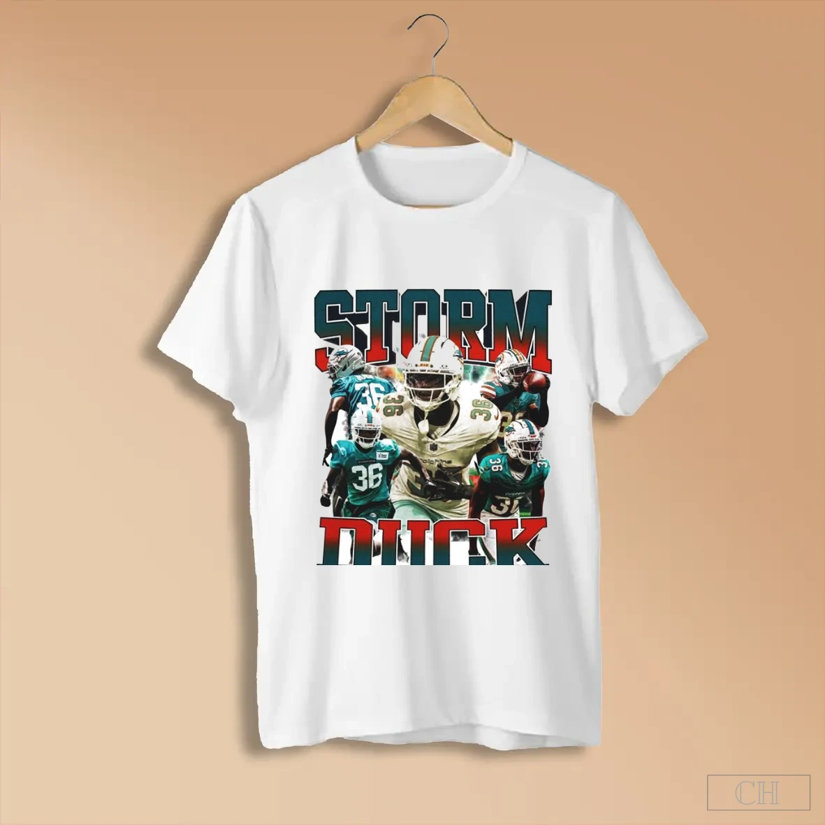 Storm Duck Miami Dolphins Nfl Graphic Shirts
