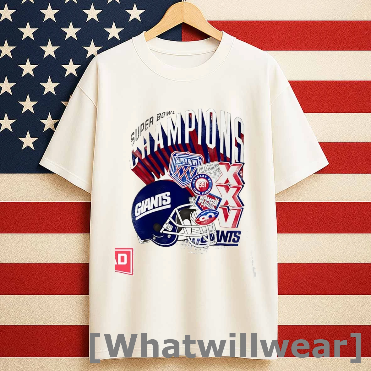 Super Bowl Champions New York Giants Graphic Shirts