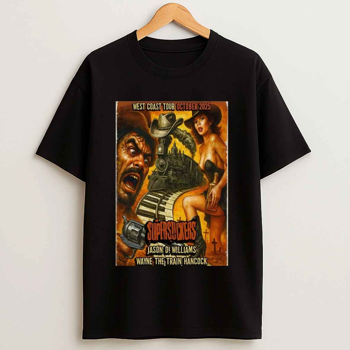 Supersuckers West Coast October 2025 Jason D Williams Wayne The Train Hancock Shirts