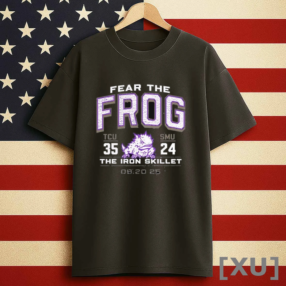 Tcu Horned Frogs Vs Smu Mustangs 2025 Score Shirts