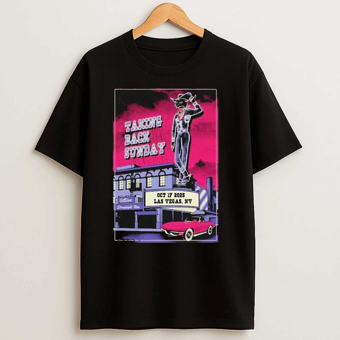 Taking Back Sunday Fontainebleau Las Vegas Nv October 17 2025 Shirts